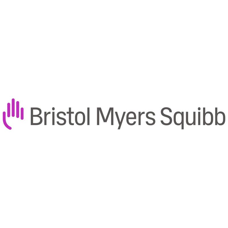 Bristol Myers Squibb logo.
